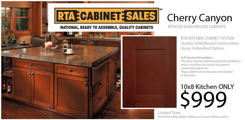Cabinets Starting at only $999 Cabinets Only